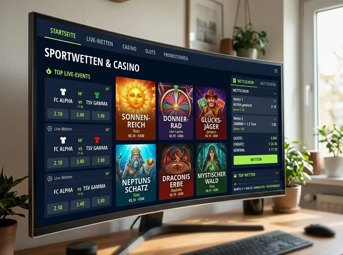 Rocky Spin — Spielsaal und Angebot